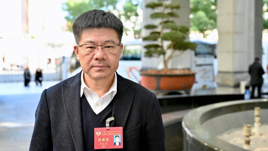 2023年1月10日,黄昌勇接受澎湃新闻记者采访. 澎湃新闻记者 张呈君 图