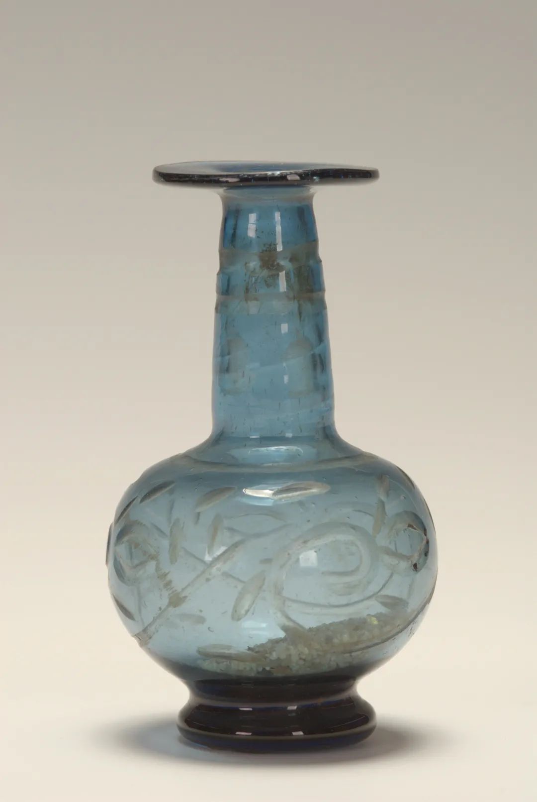 北宋伊斯兰玻璃瓶&nbsp;浙江省博物馆藏