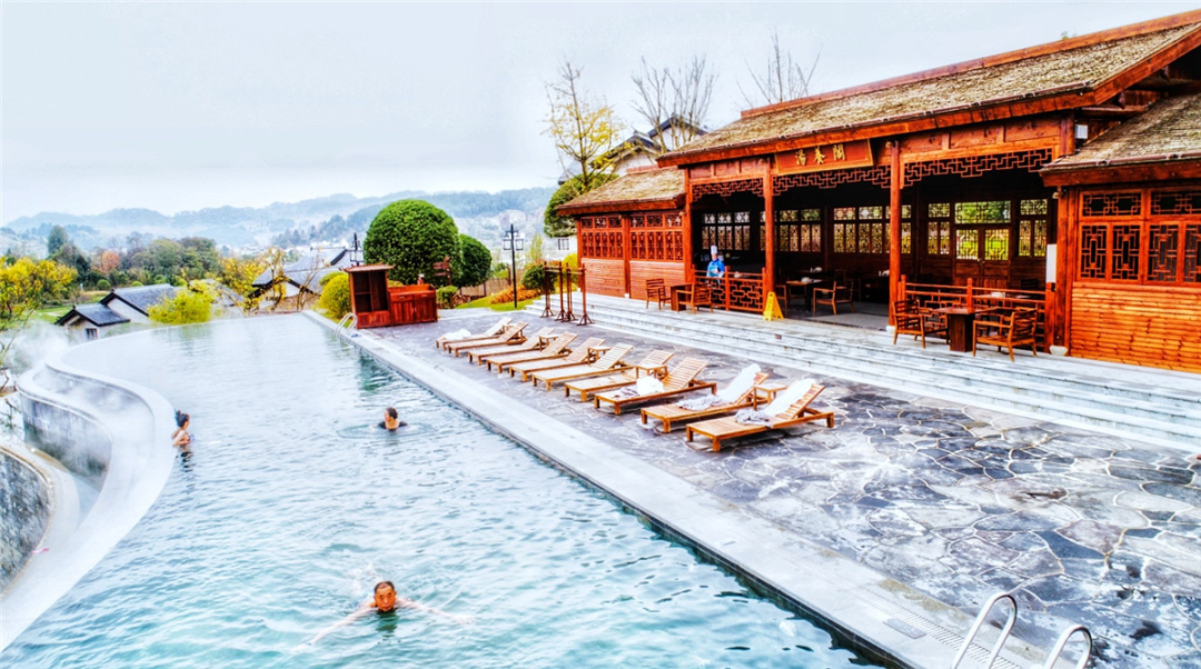 图源:瓮安猴场镇的花间池温泉度假区