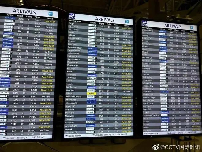 美国联邦航空管理局系统故障已导致超9900架次航班延误,拜登要求彻查
