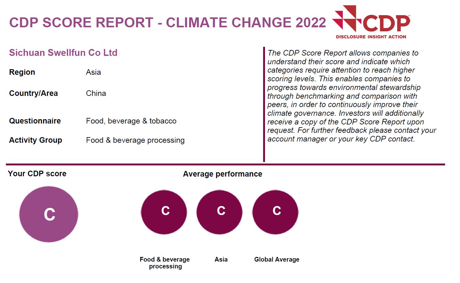 水井坊获cdp气候变化,万得esg高评级,标普esg评分提升|esg_新浪财经
