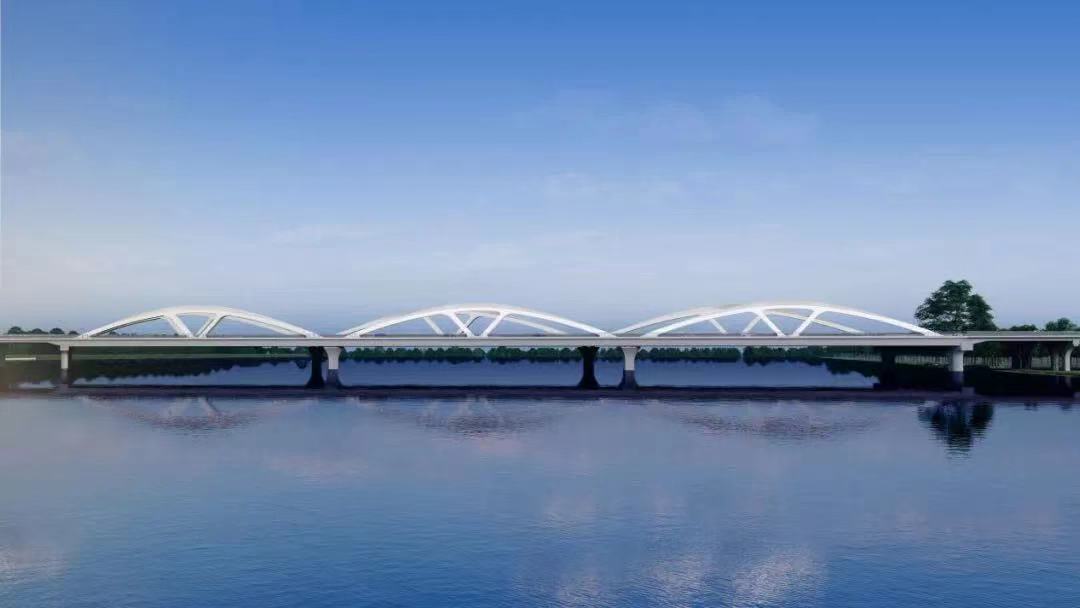 厂通路潮白河大桥效果图