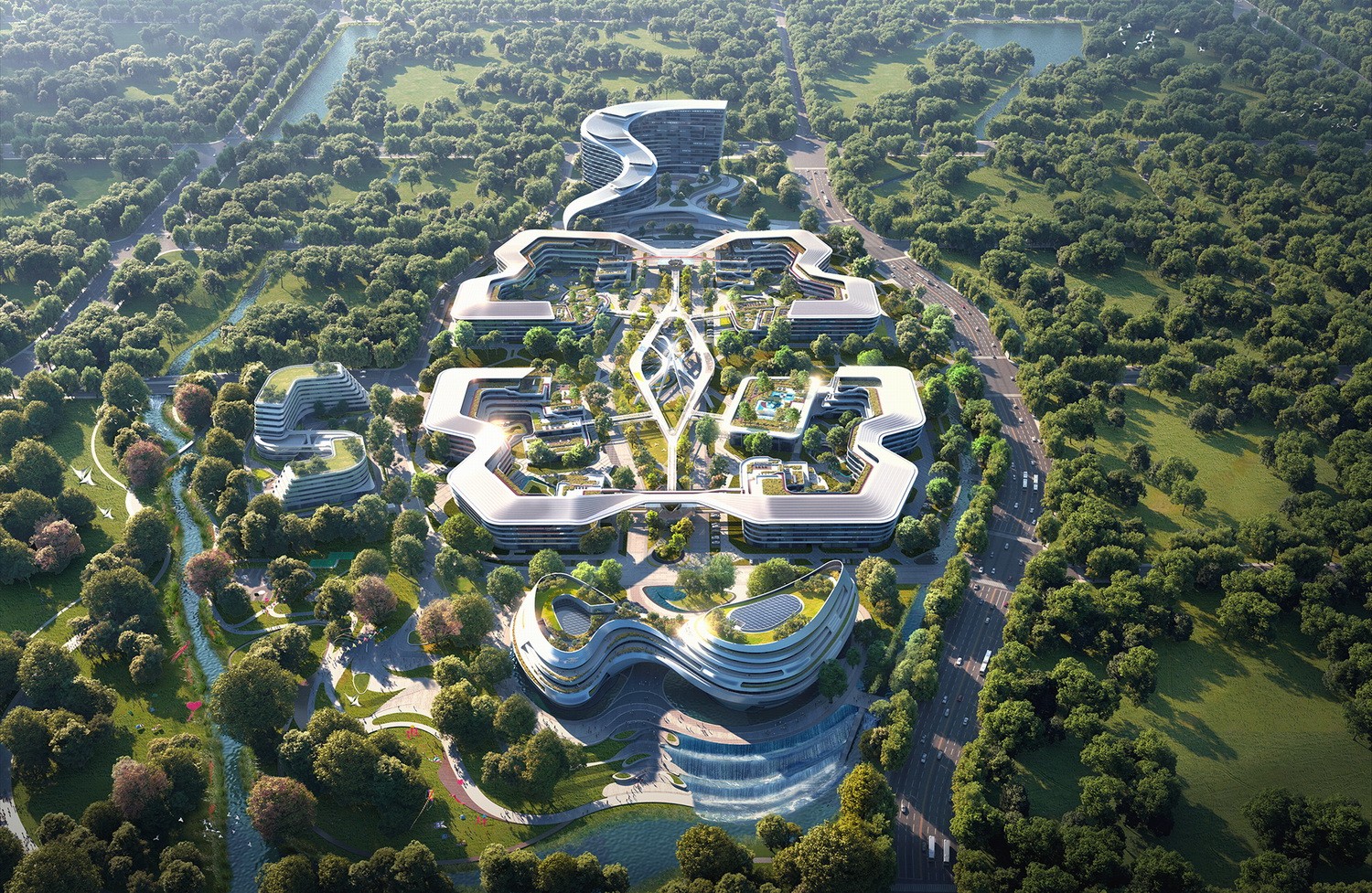 聆听未来:科大讯飞全球总部 / 孟凡浩-line 建筑事务所|建筑|人工智能