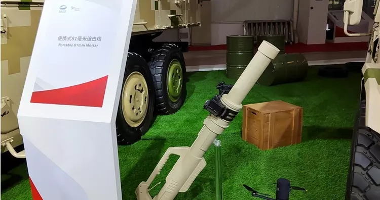 单兵迫击炮中国超轻迫击炮亮相还有提把和扳机丨轻武专栏