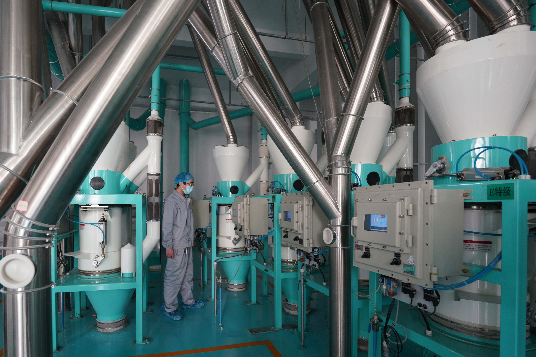 河北柏乡:面粉加工企业生产忙|面粉|小麦_新浪新闻