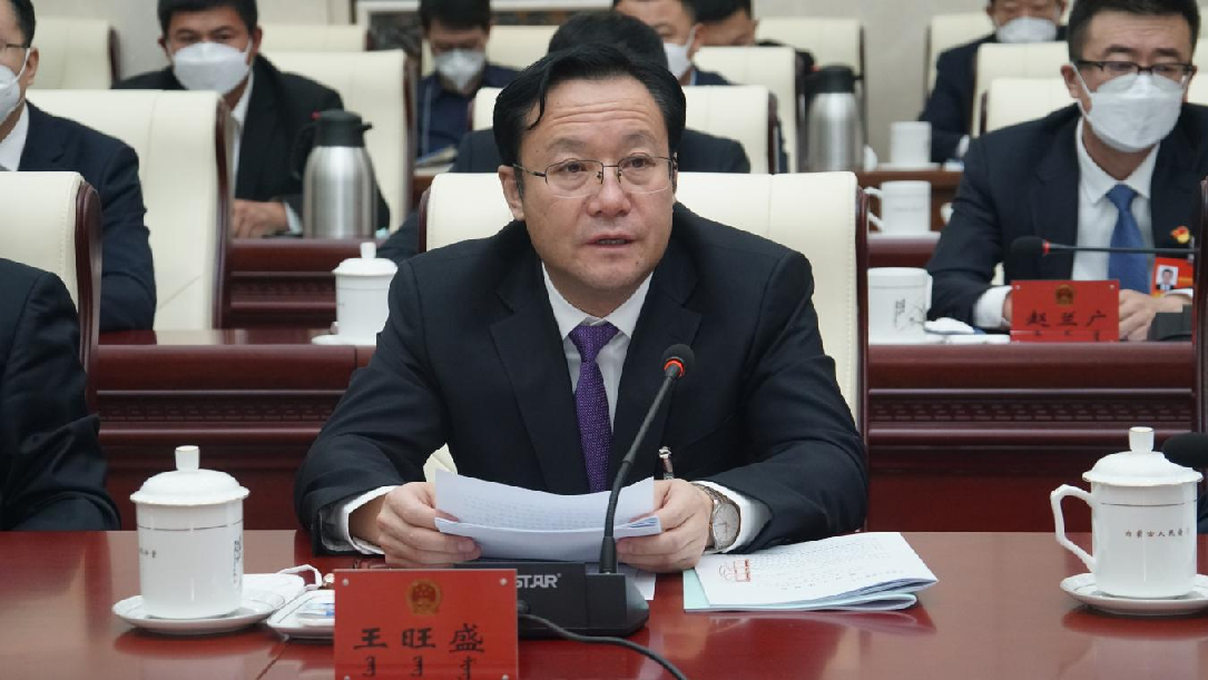 &nbsp;内蒙古自治区人大代表,赤峰市市长王旺盛.新华网发