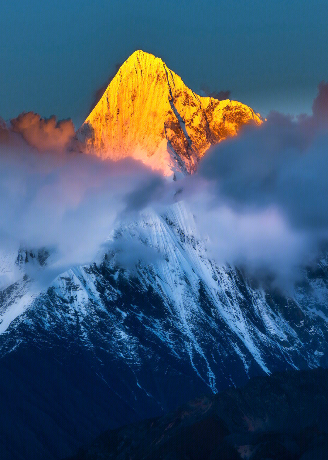 据说 看到日照金山的人会幸运一整年|日照金山_新浪新闻