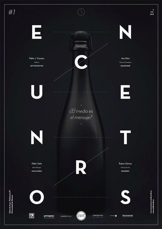 一组优秀海报版式设计精选|设计_新浪新闻