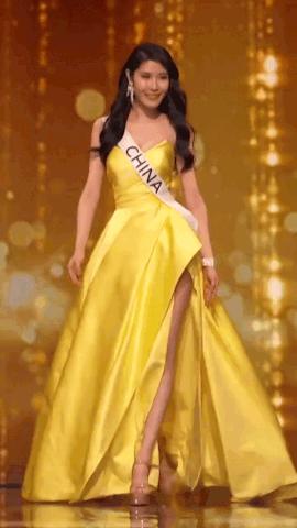 动图来自youtube@OfficialMissUniverse，版权属于原作者