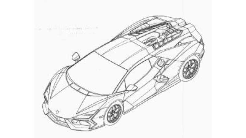 兰博基尼Aventador继任者专利图曝光 或将于3月亮相