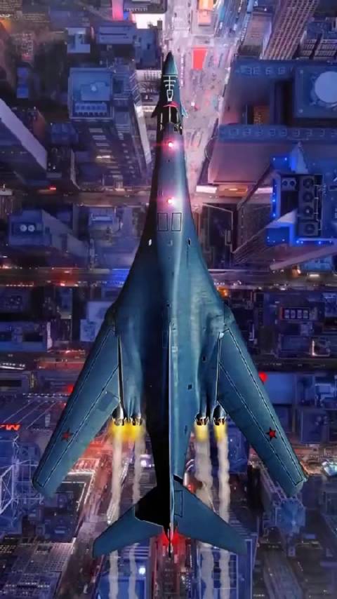 图160白天鹅轰炸机在外国哪座大城市上空飞过