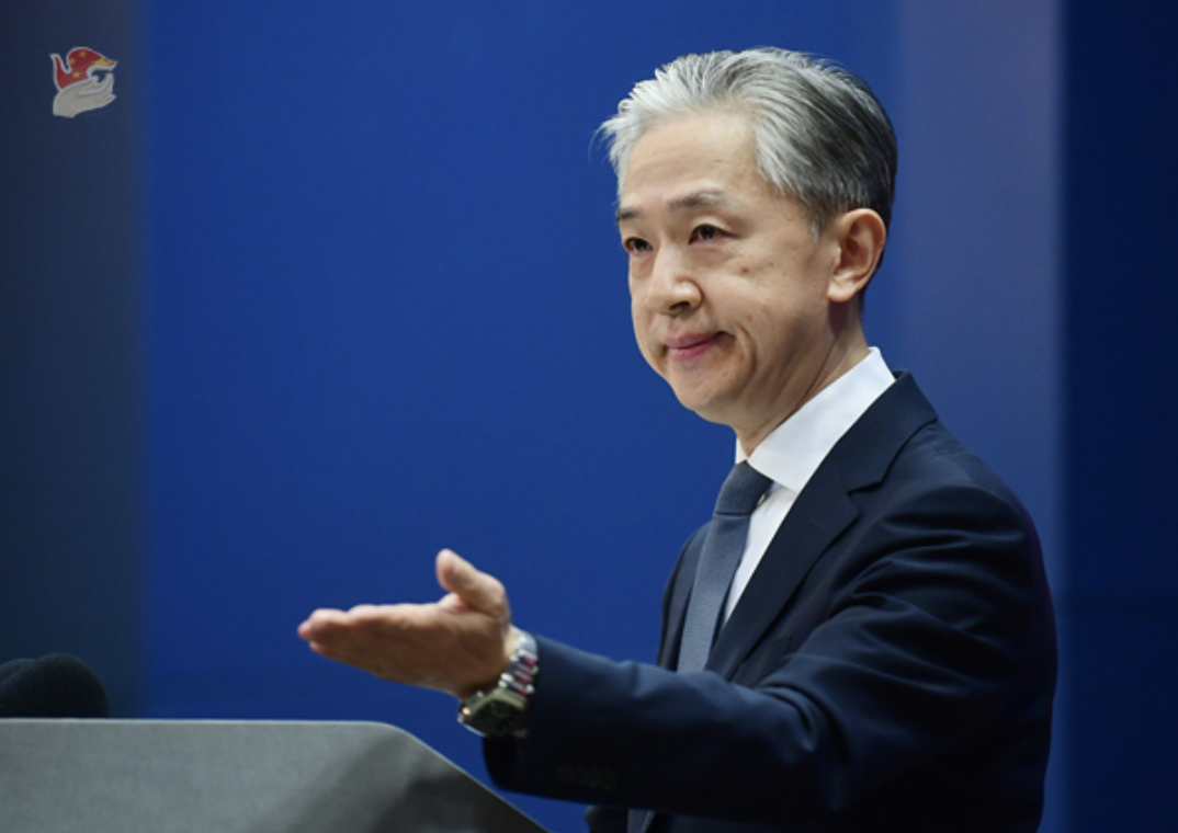 汪文斌,资料图.图片来源:外交部官网