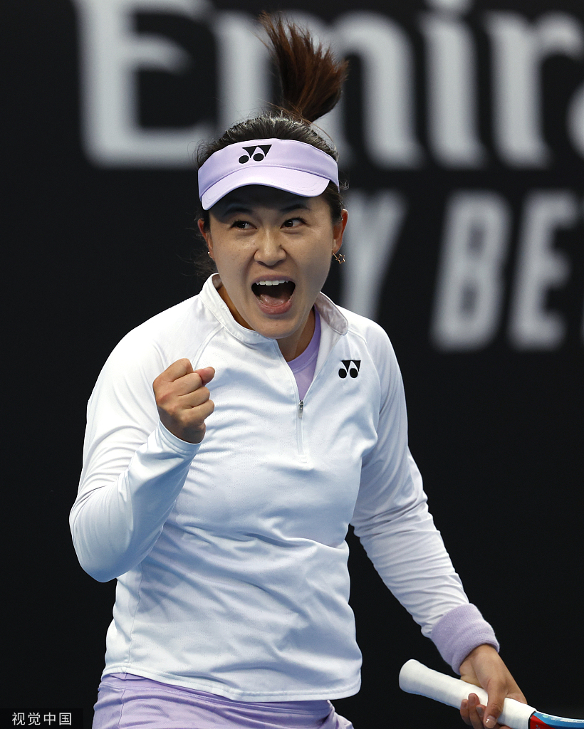 朱琳闯入澳网女单第三轮职业生涯首次晋级大满贯32强