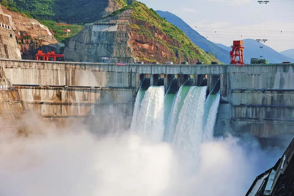 白鹤滩水电站 云南日报记者 胡妤雅 摄
