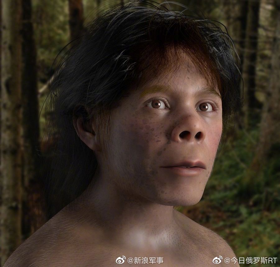 科学家复原3万年前原始人容貌