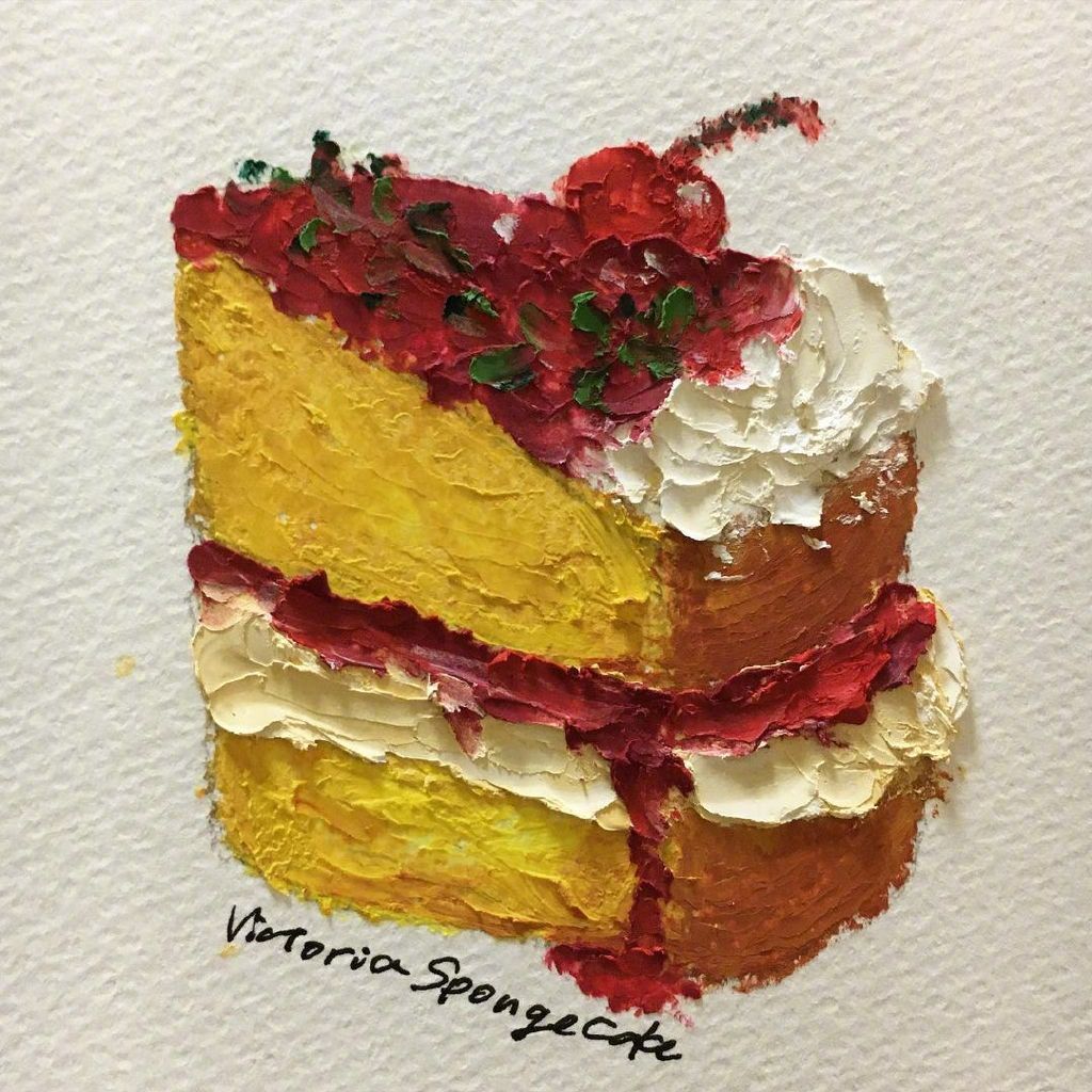 油画棒美食蛋糕|油画棒|蛋糕_新浪新闻