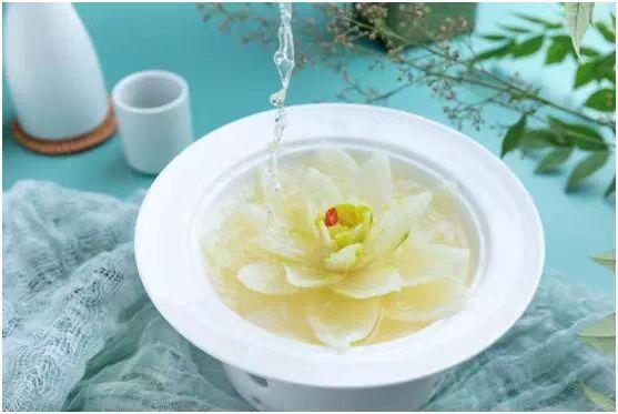 四川名菜开水白菜是国宴菜资料图片