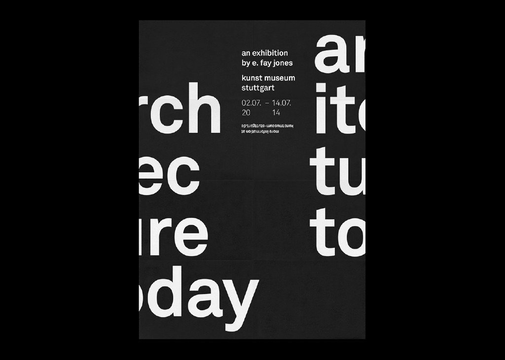 来自设计师 fabian fohrer 简约海报版式设计