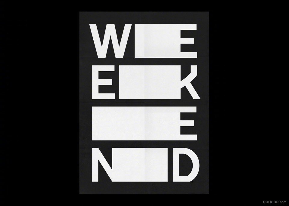 来自设计师 fabian fohrer 简约海报版式设计