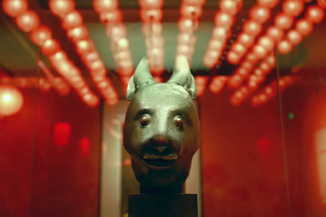 圆明园生肖兔首铜像.