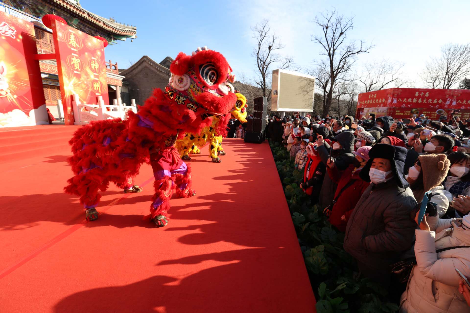 第十届八大处新春文化庙会开幕|庙会_新浪财经_新浪网