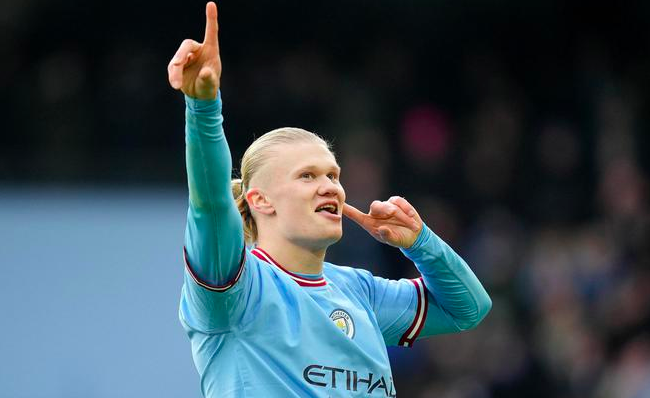 哈蘭德的進球表演依舊在繼續。