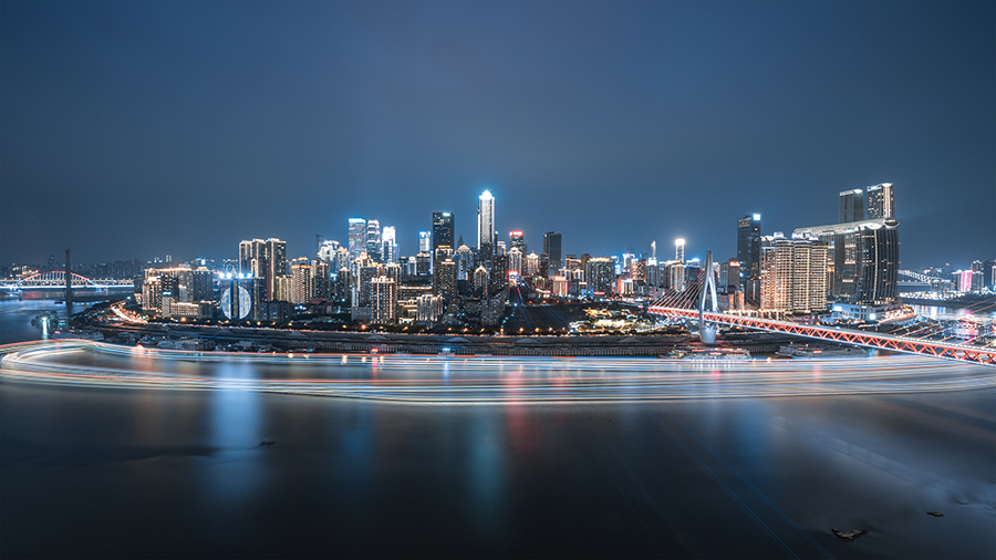 《重庆渝中半岛》朱新敏 摄