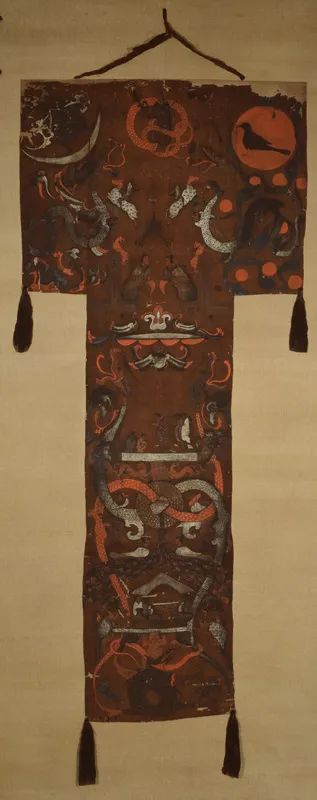 马王堆一号汉墓T形帛画。图片来源：湖南博物院