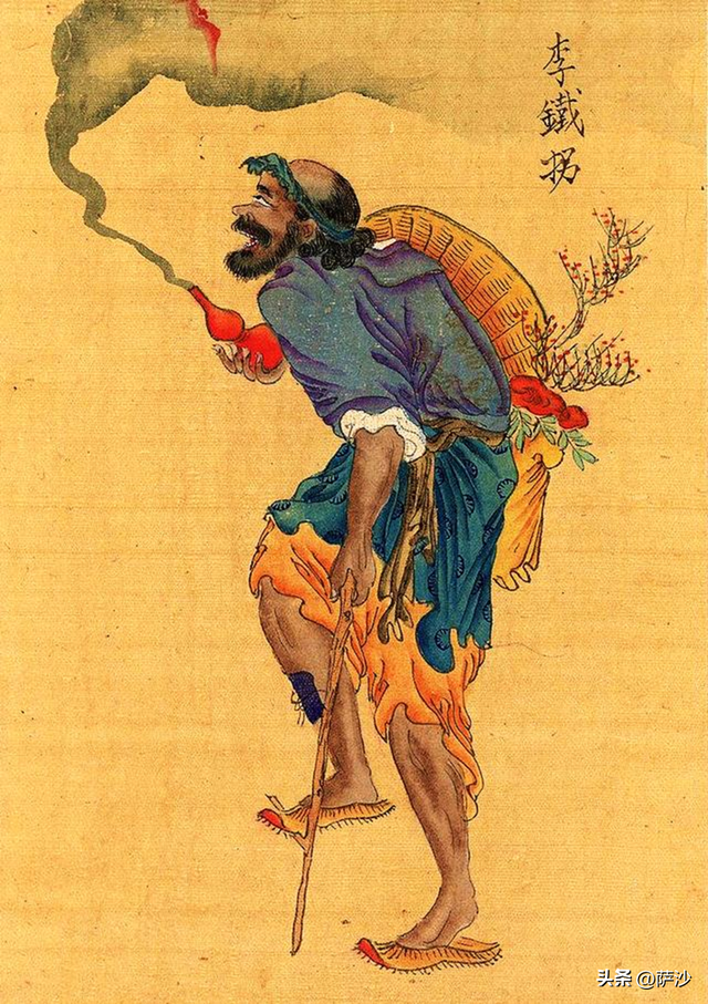 铁拐李是神仙为什么不把瘸腿治好?他为什么要以瘸子形象出现?