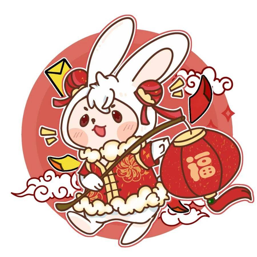 青岛农业大学学子创作"兔年吉祥物"送祝福|贺新春_新浪新闻