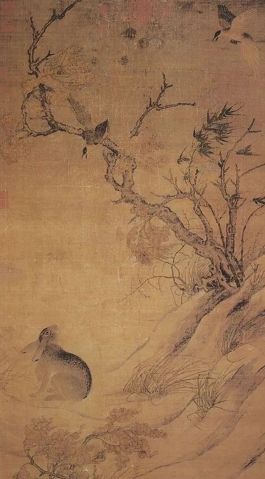 北宋画家崔白创作的《双喜图》