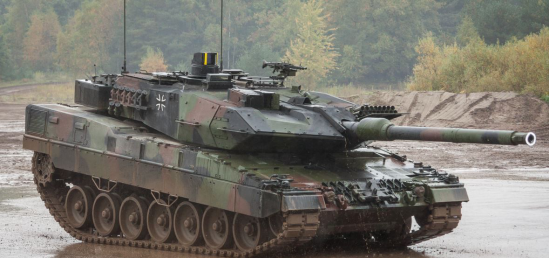 “豹2”坦克 图片来源：科普中国