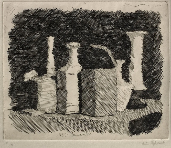 莫兰迪版画作品,1930年