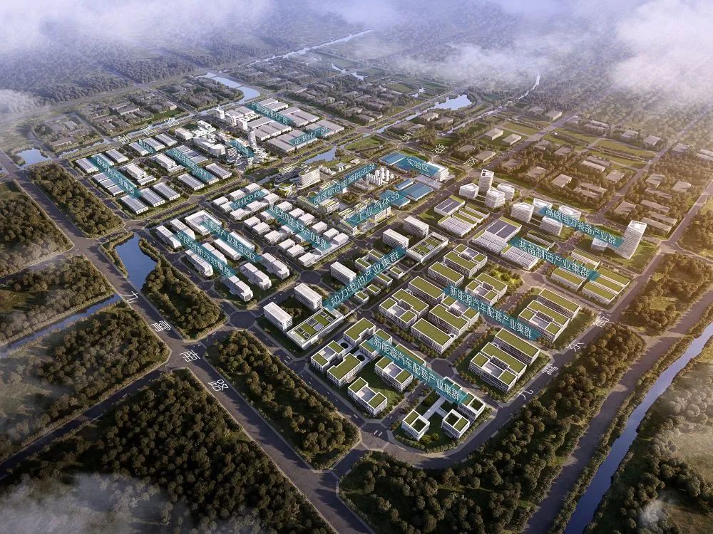 图为郑州航空港经济综合实验区双碳产业园规划图
