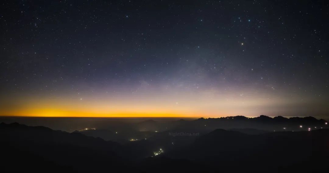 黎明前的银河 | 夜空中国|银河|腾龙|上饶市_新浪新闻