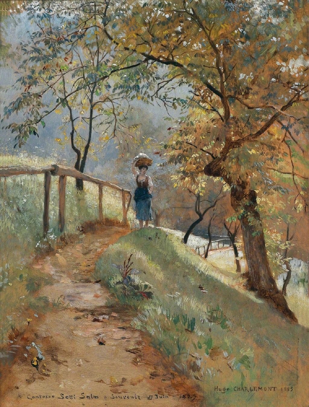 来自画家 hugo charlemont 笔下的田园牧歌|牧歌|画家_新浪新闻