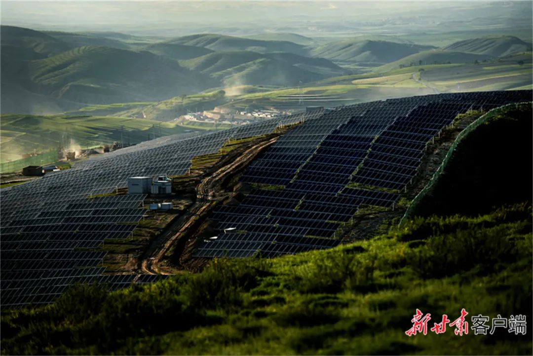 环县甜水堡镇光伏发电基地.