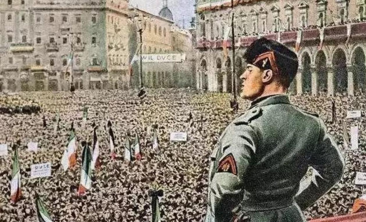 意大利总理就任仪式上墨索里尼发表讲话