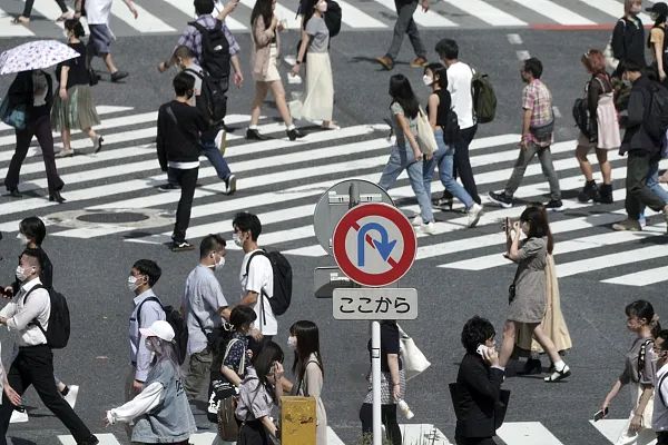 日本东京街头资料图 图源：视觉中国