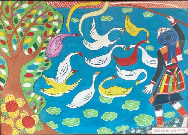 麻占亮 《傈僳少女的遐想》麻占亮 《年松》麻占亮 《煽牛》麻占亮