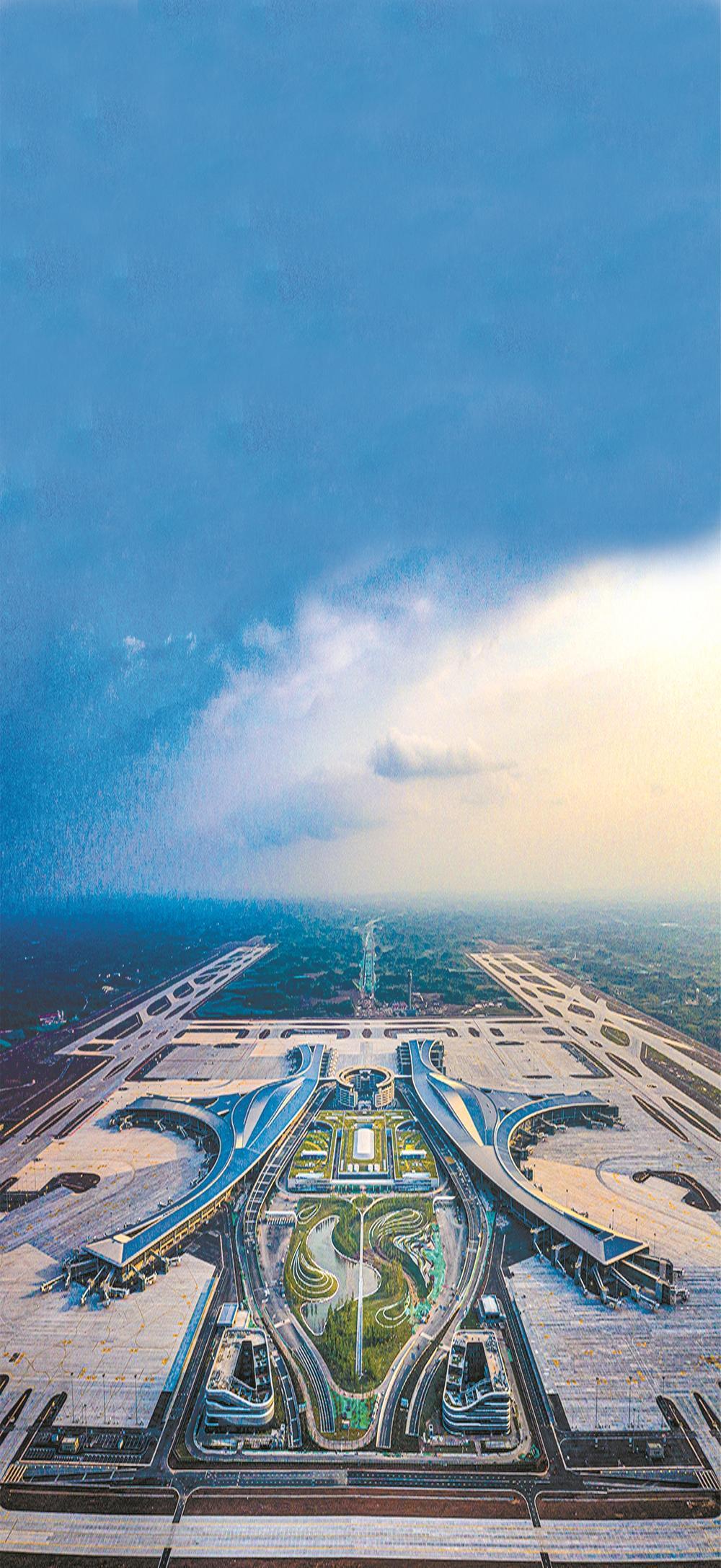 成都天府机场真实图片图片
