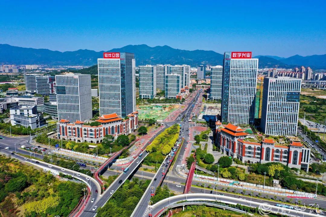 软件园三期./ 厦门日报记者 张奇辉 航拍器摄