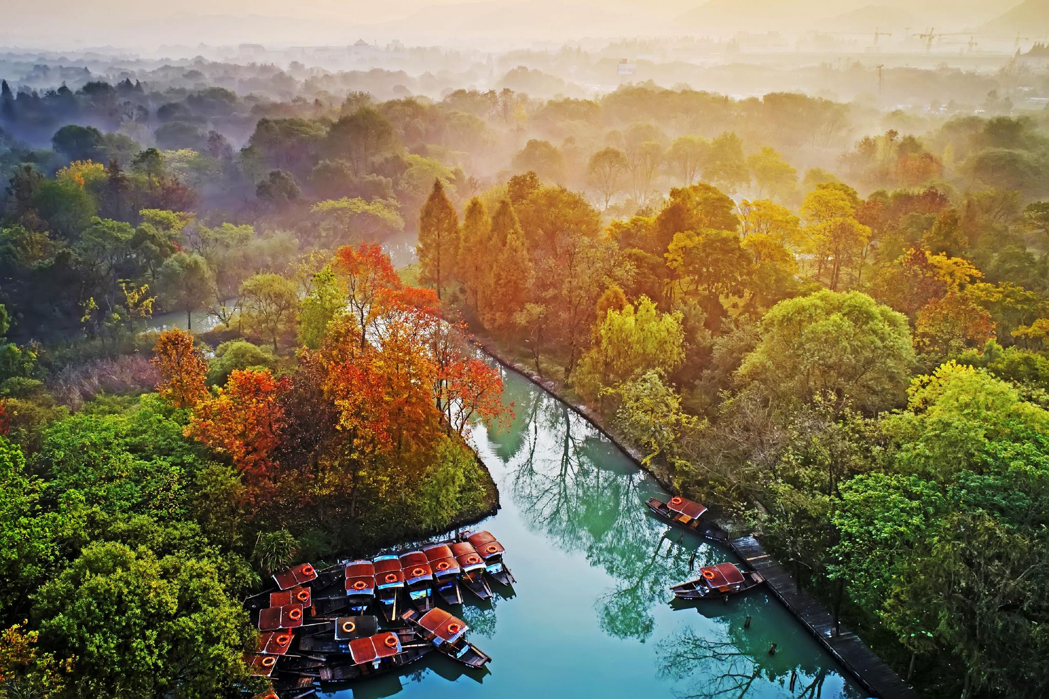 浙江杭州西溪国家湿地公园.西溪国家湿地公园管理局供图