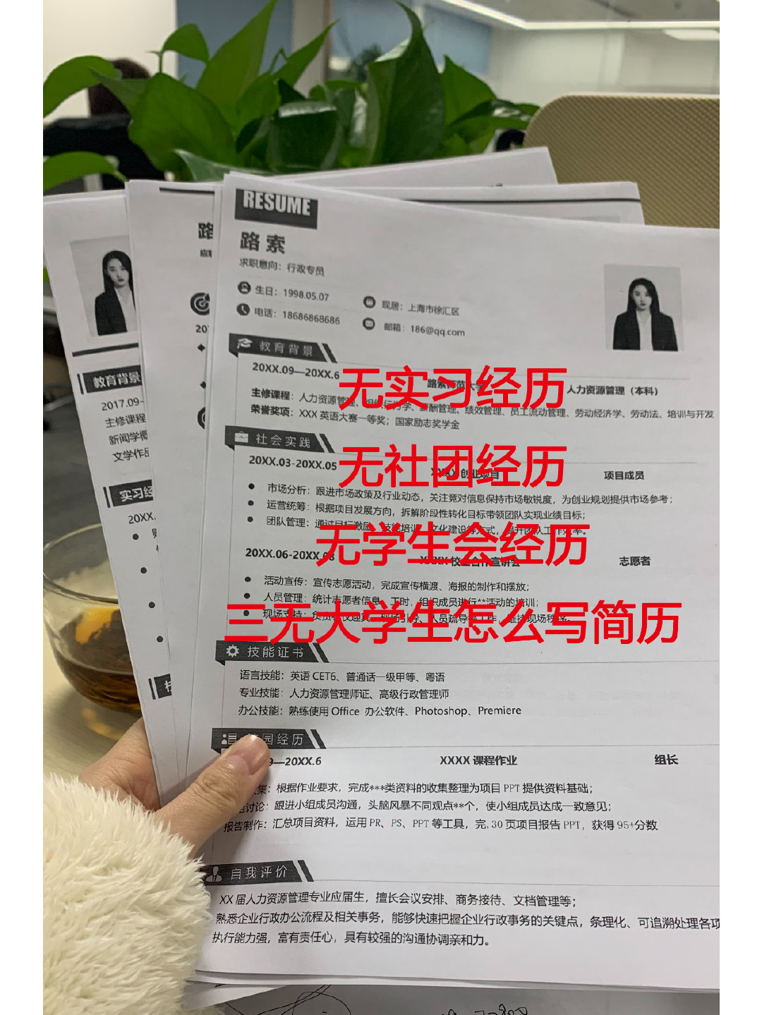 关键词：SEO优化，原创内容，简历撰写