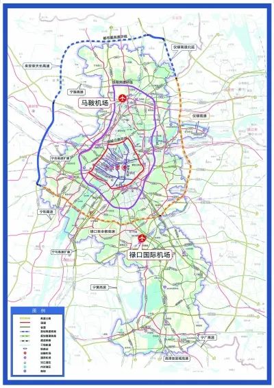 南京高速公路规划图.南京交通供图