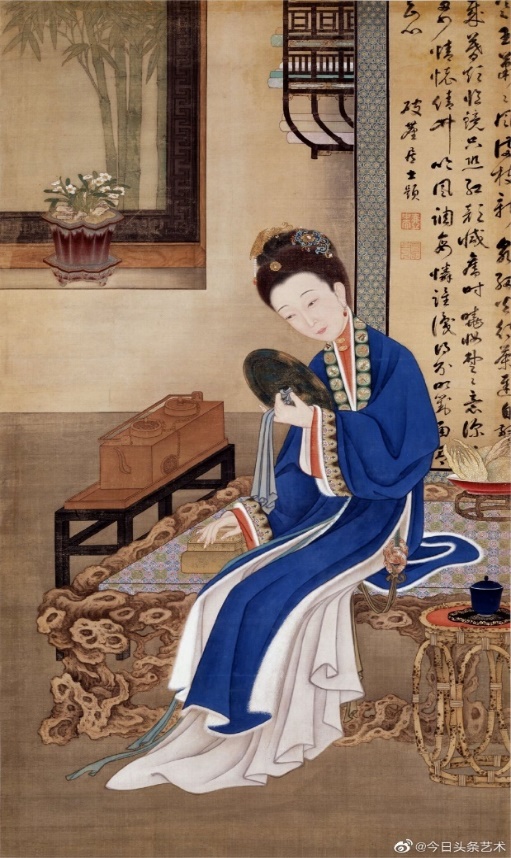 故宫博物院馆藏 清雍正《十二美人图》