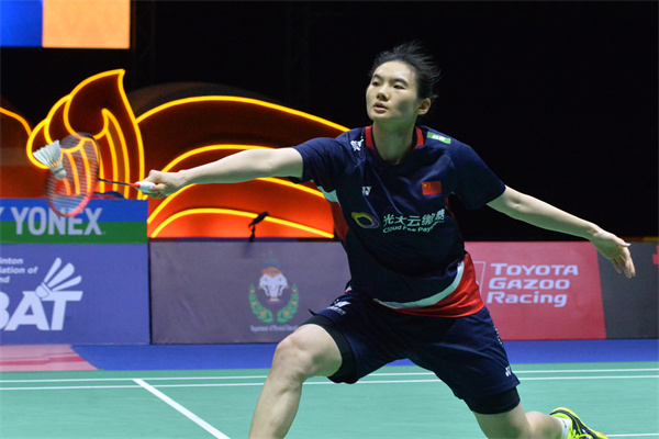 泰国羽毛球大师赛韩悦张艺曼会师女单决赛