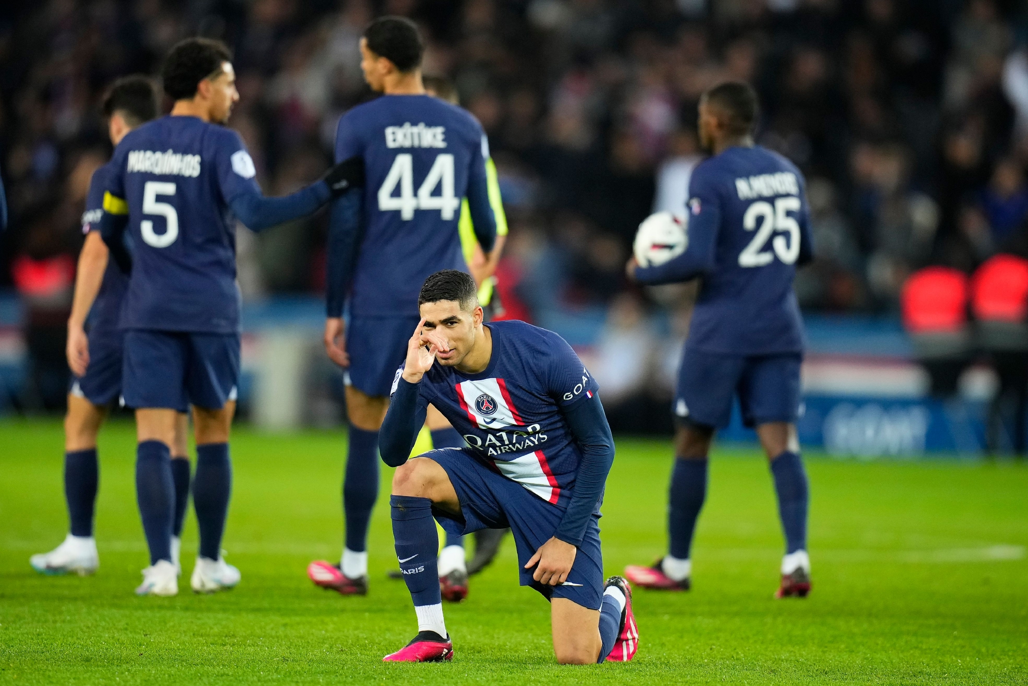 足球——法甲:巴黎圣日耳曼胜图卢兹