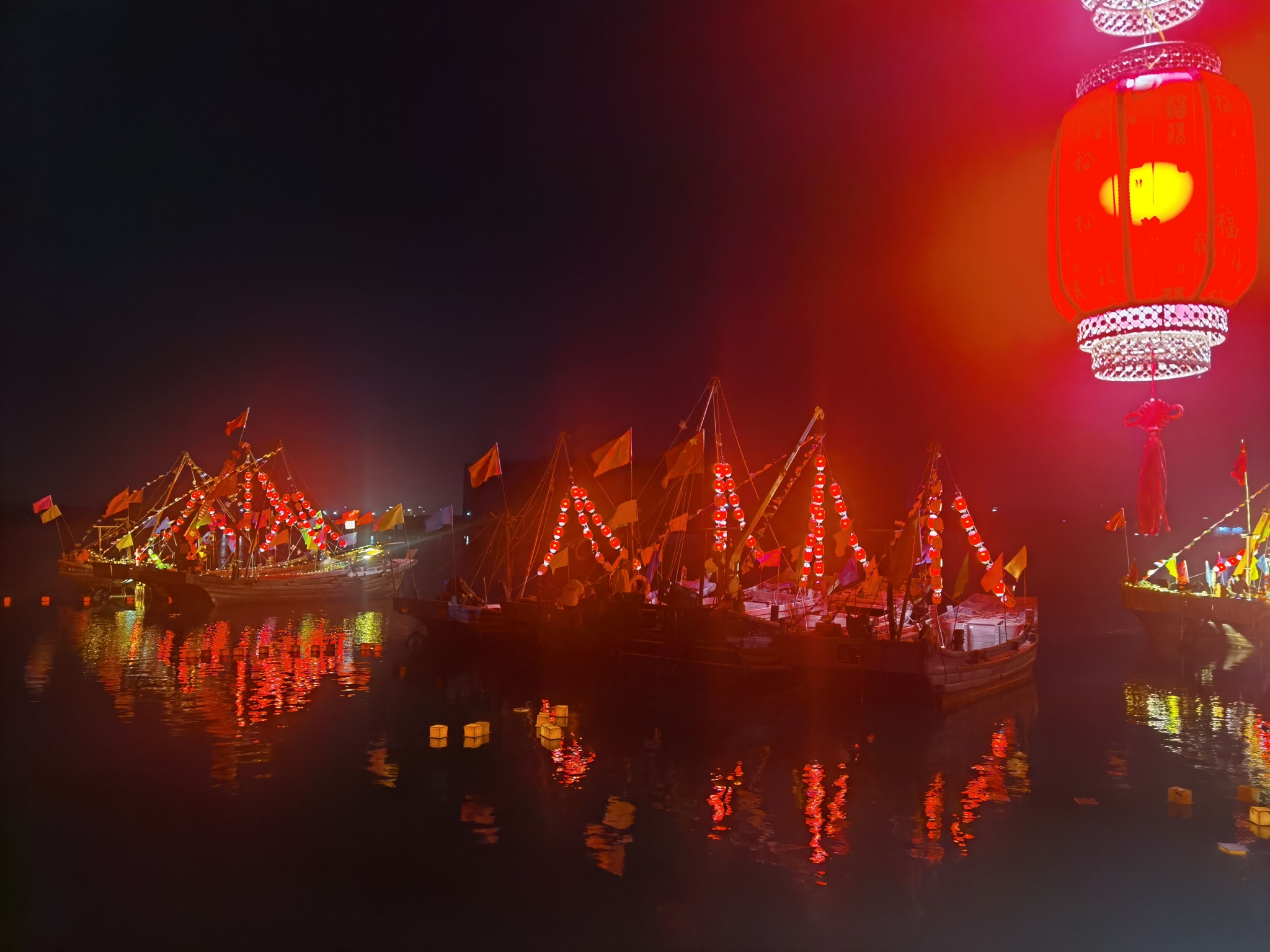 新春走基层|渔灯影里话丰年|渔家_新浪新闻