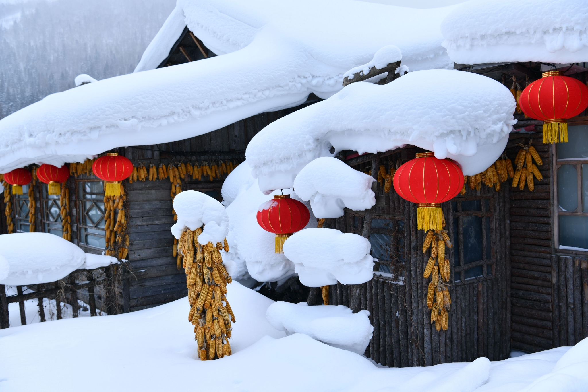 20余万游客雪乡赏雪过大年|雪乡_新浪财经_新浪网